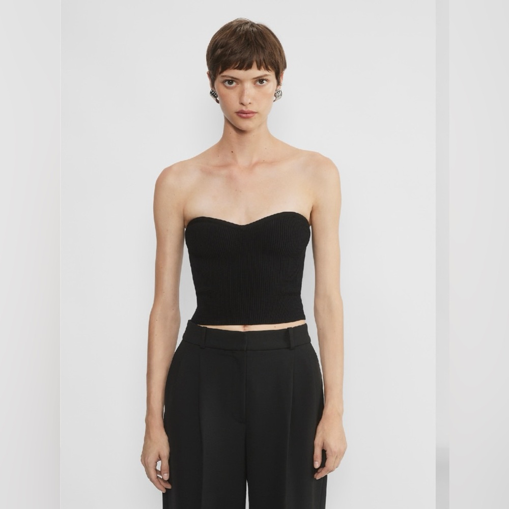 Aritzia Babaton Sculpt Knit Sweetheart Tube Top